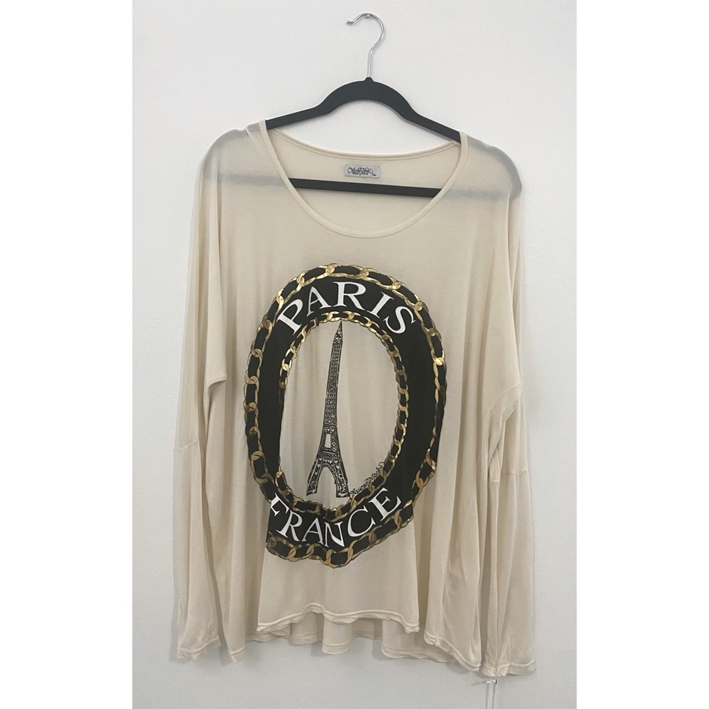 New Lauren Moshi Paris France 🇫🇷 Eiffel Tower Shir…